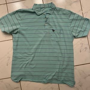 Aqua B Draddy Golf shirt. Lightly worn. Small logo on front. Mens medium.